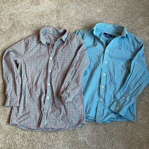 2 Vineyard vines button downs